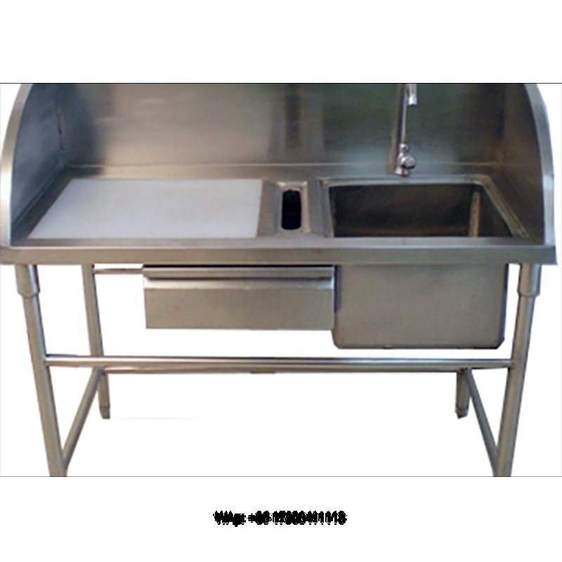 Commercial Kitchen Usa - Meja Kerja Dapur Komersial Pembersih Ikan