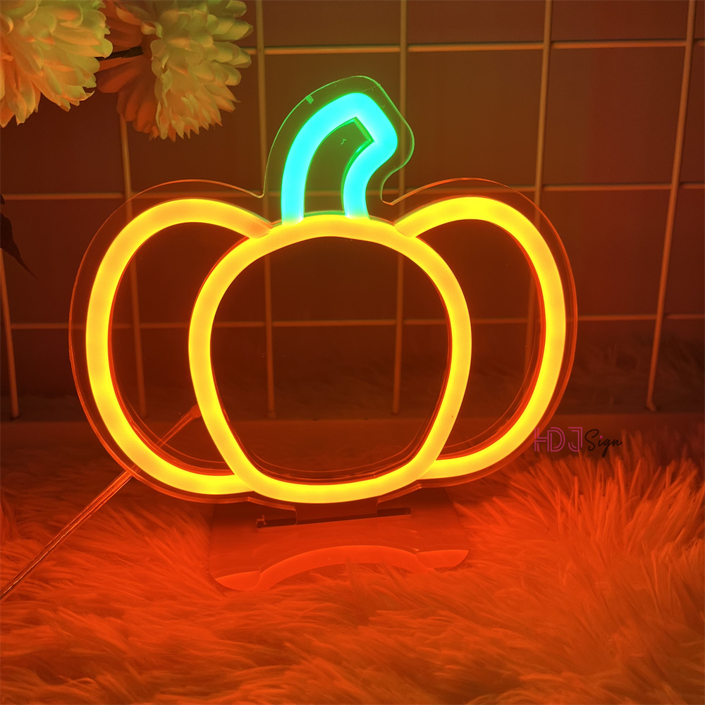 Commercial Kitchen Lighting Design - Desain Labu LED Lampu Malam Neon