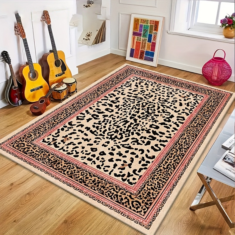 Commercial Dishwasher Table - Karpet Gaya Cetak Macan Tutul Retro