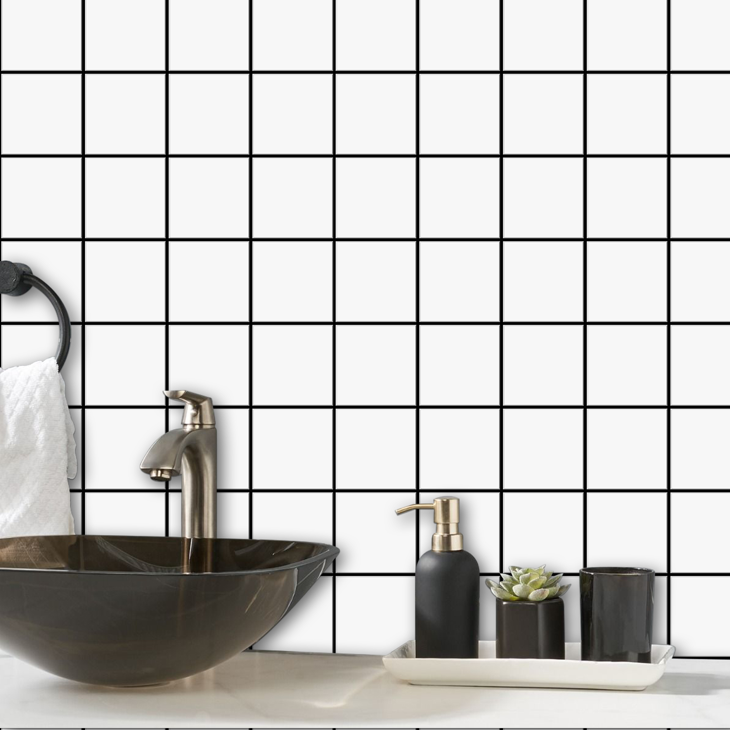 10 Buah Stiker Ubin Dinding Pe - Commercial Kitchen Wall Panels ulasan dan harga