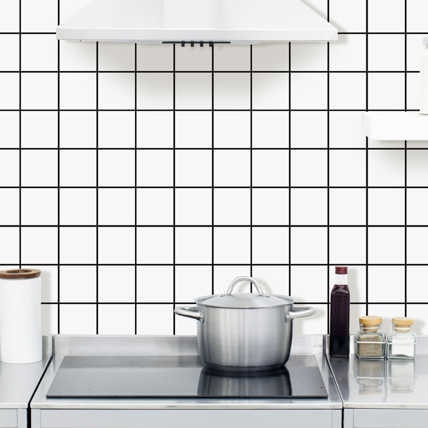 10 Buah Stiker Ubin Dinding Pe - Commercial Kitchen Wall Panels ulasan dan harga