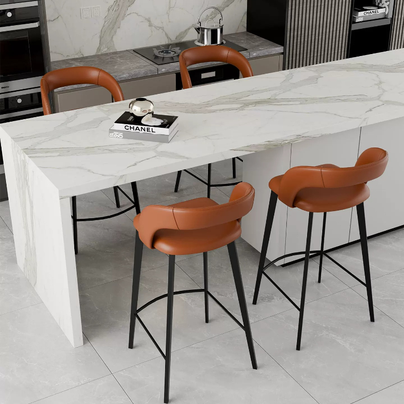 Kursi Bar Kulit Nappa Mewah Ri - Commercial Kitchen Lighting Design ulasan dan harga
