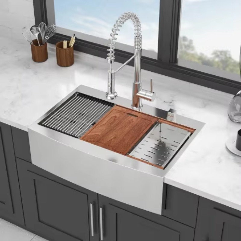 Wastafel Dapur Farmhouse ATV H - Commercial Kitchen Usa ulasan dan harga