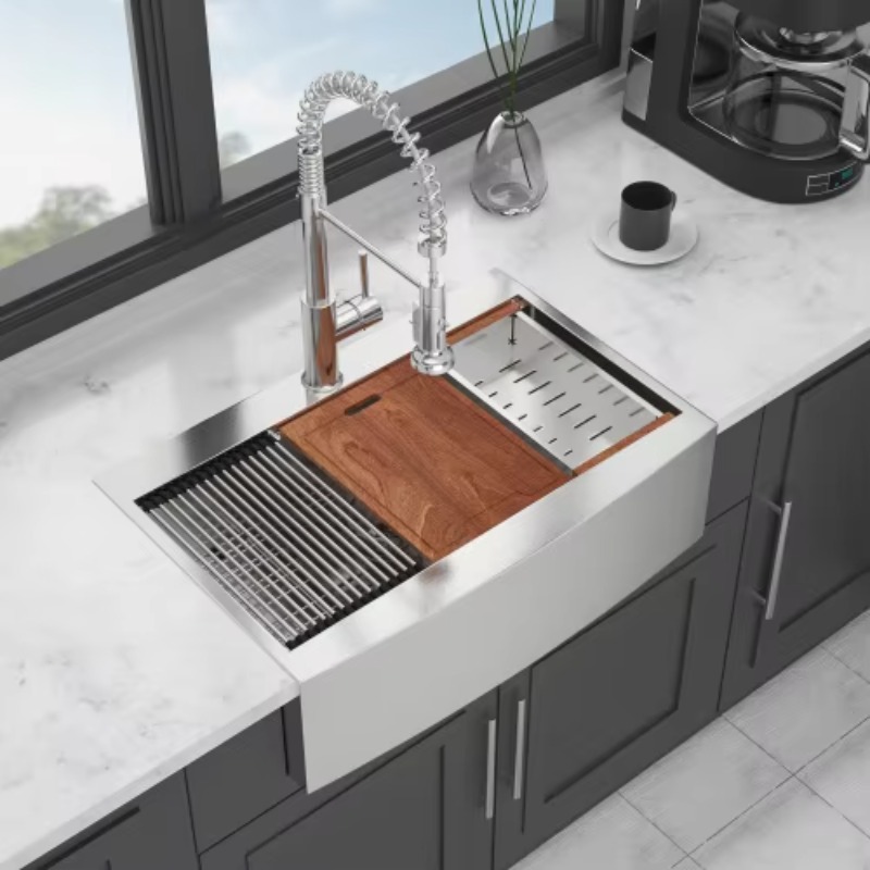 Wastafel Dapur Farmhouse ATV H - Commercial Kitchen Usa ulasan dan harga