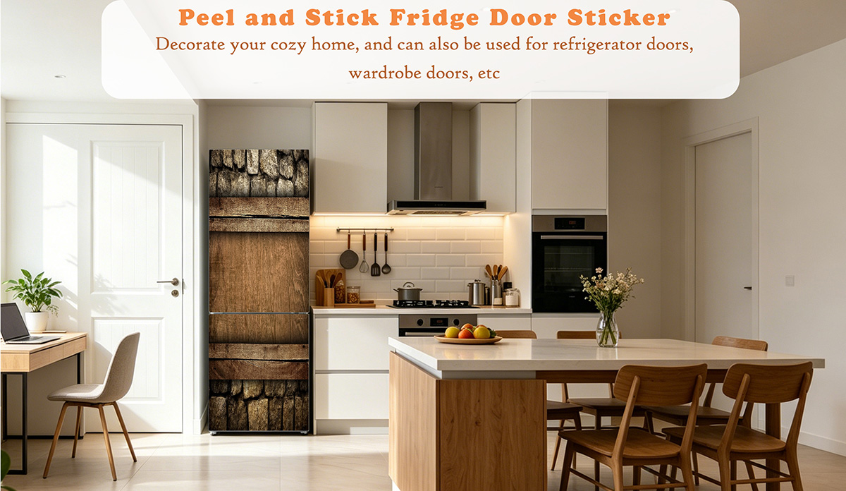 Stiker Pembungkus Kulkas Motif - Commercial Kitchen Wall Panels ulasan dan harga