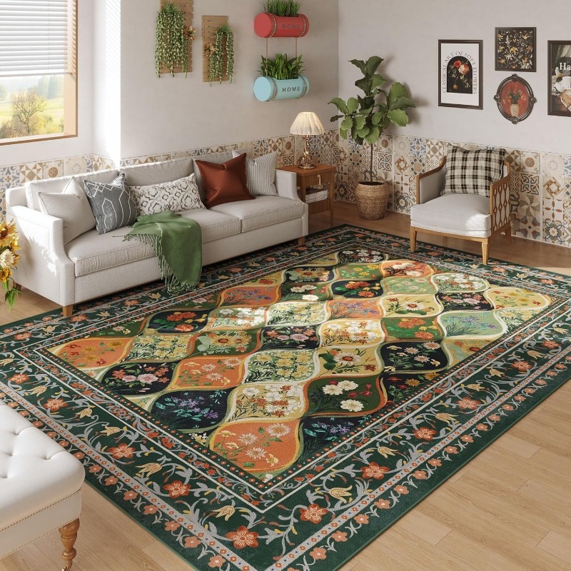 Karpet Ruang Tamu Pola Bunga B - Commercial Dishwasher Table ulasan dan harga