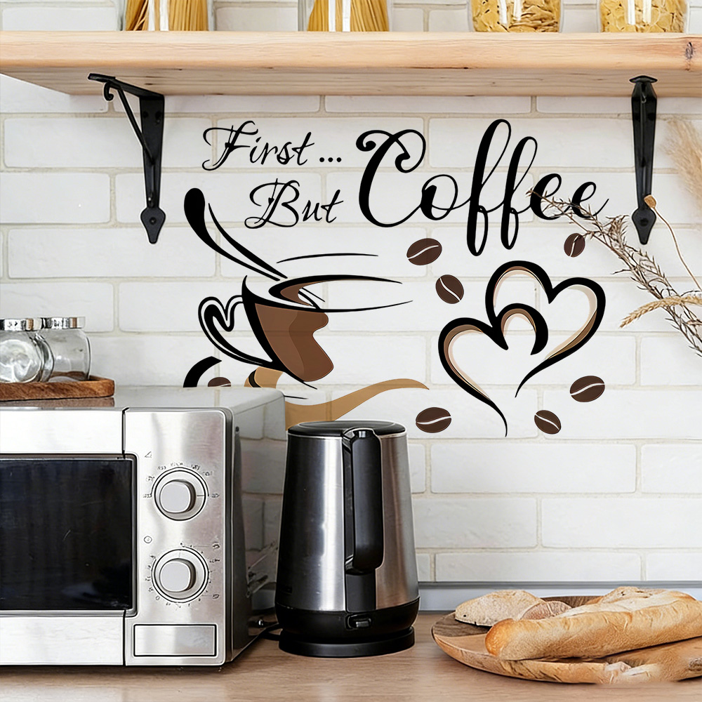 1 Pak Stiker Dinding Bar Kopi  - Commercial Kitchen Wall Panels ulasan dan harga