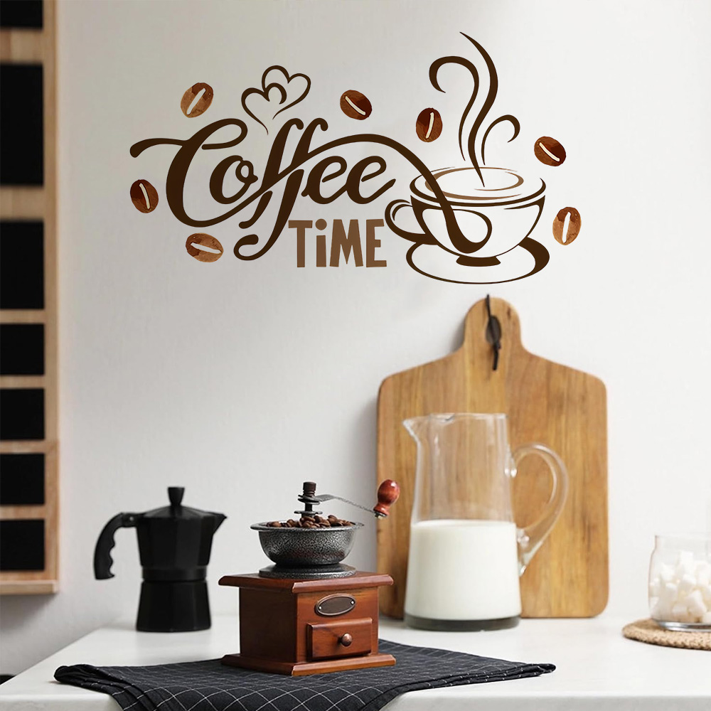 1 Pak Stiker Dinding Bar Kopi  - Commercial Kitchen Wall Panels ulasan dan harga