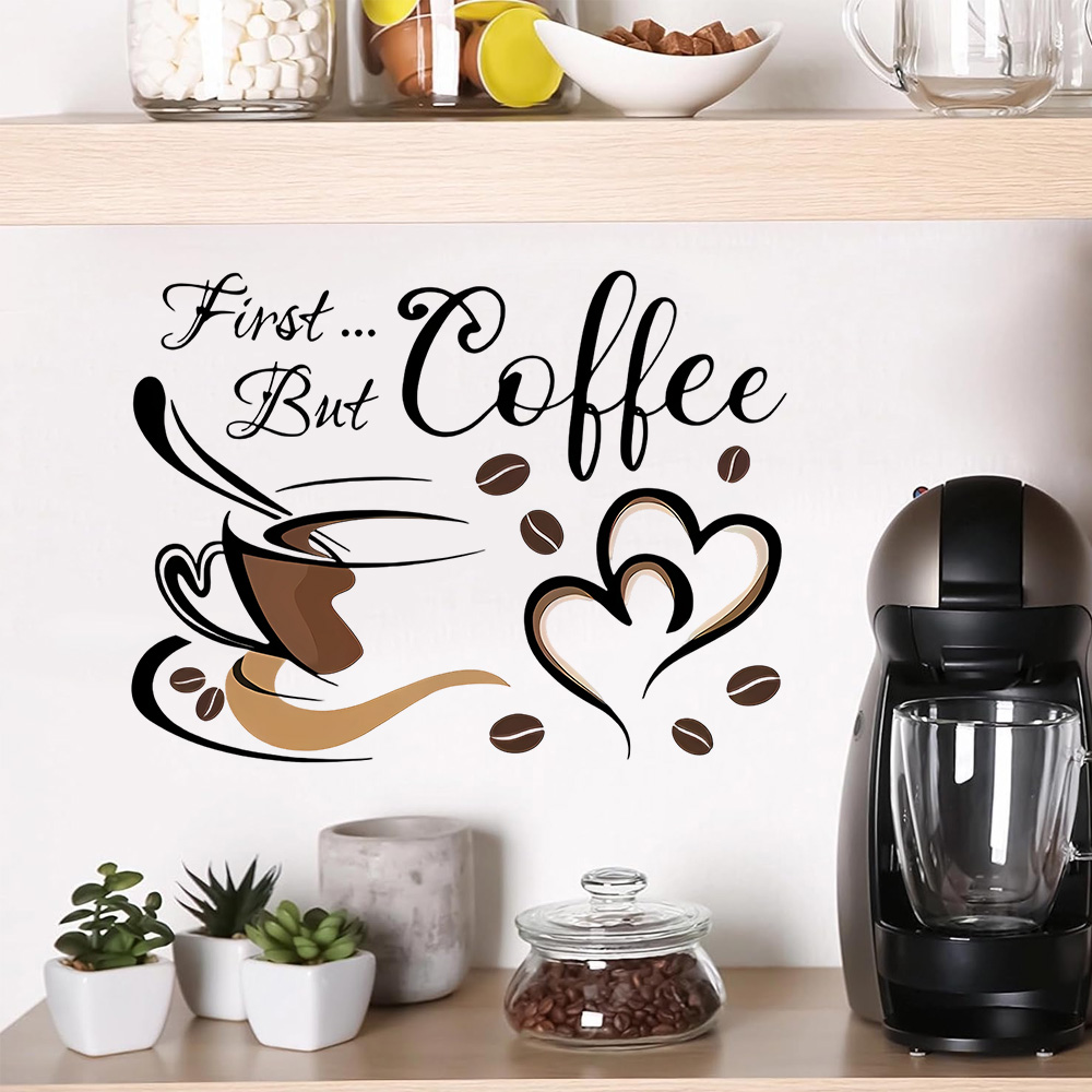 1 Pak Stiker Dinding Bar Kopi  - Commercial Kitchen Wall Panels ulasan dan harga